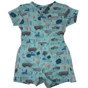 Columbia Baby Playsuit “Forest Love” Sz 2T 100% Cotton Gently Used